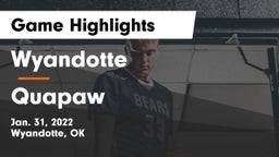 Wyandotte  vs Quapaw  Game Highlights - Jan. 31, 2022