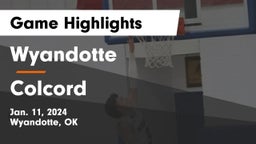 Wyandotte  vs Colcord  Game Highlights - Jan. 11, 2024