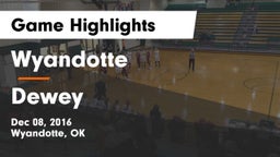Wyandotte  vs Dewey  Game Highlights - Dec 08, 2016