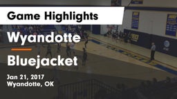 Wyandotte  vs Bluejacket Game Highlights - Jan 21, 2017