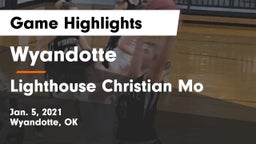 Wyandotte  vs Lighthouse Christian Mo Game Highlights - Jan. 5, 2021