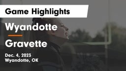 Wyandotte  vs Gravette  Game Highlights - Dec. 4, 2023