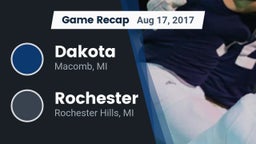 Recap: Dakota  vs. Rochester  2017