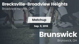 Matchup: Brecksville-Broadvie vs. Brunswick  2016