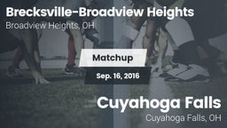 Matchup: Brecksville-Broadvie vs. Cuyahoga Falls  2016