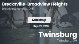 Matchup: Brecksville-Broadvie vs. Twinsburg  2016