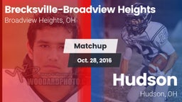 Matchup: Brecksville-Broadvie vs. Hudson  2016