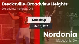 Matchup: Brecksville-Broadvie vs. Nordonia  2017