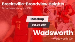 Matchup: Brecksville-Broadvie vs. Wadsworth  2017