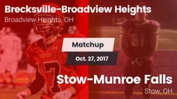 Matchup: Brecksville-Broadvie vs. Stow-Munroe Falls  2017