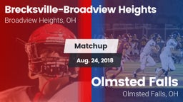 Matchup: Brecksville-Broadvie vs. Olmsted Falls  2018