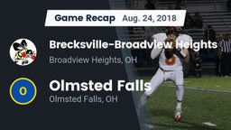 Recap: Brecksville-Broadview Heights  vs. Olmsted Falls  2018
