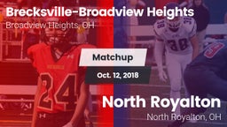 Matchup: Brecksville-Broadvie vs. North Royalton  2018
