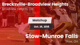 Matchup: Brecksville-Broadvie vs. Stow-Munroe Falls  2018