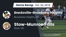Recap: Brecksville-Broadview Heights  vs. Stow-Munroe Falls  2018