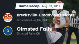 Recap: Brecksville-Broadview Heights  vs. Olmsted Falls  2019