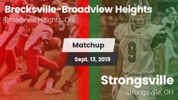 Matchup: Brecksville-Broadvie vs. Strongsville  2019