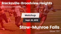 Matchup: Brecksville-Broadvie vs. Stow-Munroe Falls  2019