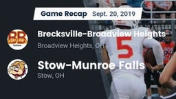 Recap: Brecksville-Broadview Heights  vs. Stow-Munroe Falls  2019