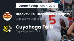 Recap: Brecksville-Broadview Heights  vs. Cuyahoga Falls  2019