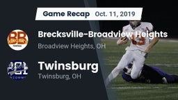 Recap: Brecksville-Broadview Heights  vs. Twinsburg  2019