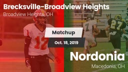 Matchup: Brecksville-Broadvie vs. Nordonia  2019