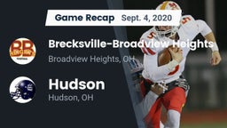 Recap: Brecksville-Broadview Heights  vs. Hudson  2020