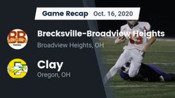 Recap: Brecksville-Broadview Heights  vs. Clay  2020