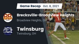 Recap: Brecksville-Broadview Heights  vs. Twinsburg  2021