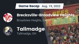 Recap: Brecksville-Broadview Heights  vs. Tallmadge  2022