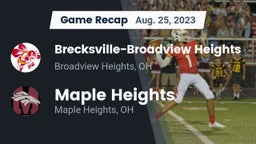 Recap: Brecksville-Broadview Heights  vs. Maple Heights  2023