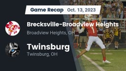 Recap: Brecksville-Broadview Heights  vs. Twinsburg  2023