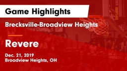 Brecksville-Broadview Heights  vs Revere  Game Highlights - Dec. 21, 2019