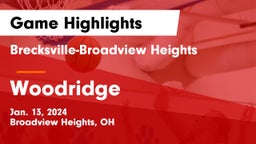 Brecksville-Broadview Heights  vs Woodridge  Game Highlights - Jan. 13, 2024