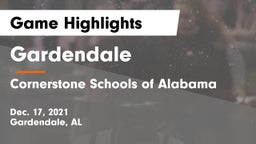 Gardendale  vs Cornerstone Schools of Alabama Game Highlights - Dec. 17, 2021