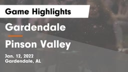 Gardendale  vs Pinson Valley  Game Highlights - Jan. 12, 2022