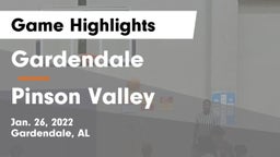 Gardendale  vs Pinson Valley  Game Highlights - Jan. 26, 2022