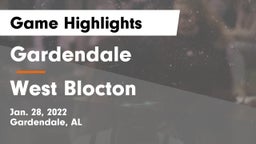 Gardendale  vs West Blocton  Game Highlights - Jan. 28, 2022