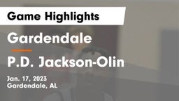 Gardendale  vs P.D. Jackson-Olin  Game Highlights - Jan. 17, 2023