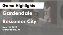 Gardendale  vs Bessemer City  Game Highlights - Nov. 10, 2023