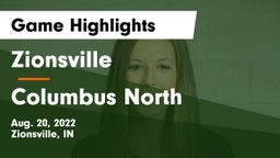 Zionsville  vs Columbus North  Game Highlights - Aug. 20, 2022