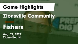 Zionsville Community  vs Fishers  Game Highlights - Aug. 24, 2023