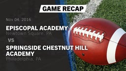 Recap: Episcopal Academy   vs. Springside Chestnut Hill Academy  2016
