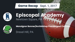 Recap: Episcopal Academy vs. Monsignor Bonner/Archbishop Prendergast Catholic 2017