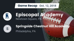 Recap: Episcopal Academy vs. Springside Chestnut Hill Academy  2018