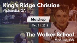 Matchup: King's Ridge vs. The Walker School 2016