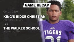 Recap: King's Ridge Christian  vs. The Walker School 2016