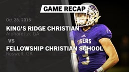 Recap: King's Ridge Christian  vs. Fellowship Christian School 2016