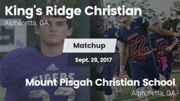 Matchup: King's Ridge vs. Mount Pisgah Christian School 2017