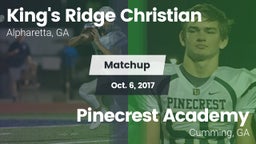 Matchup: King's Ridge vs. Pinecrest Academy  2017